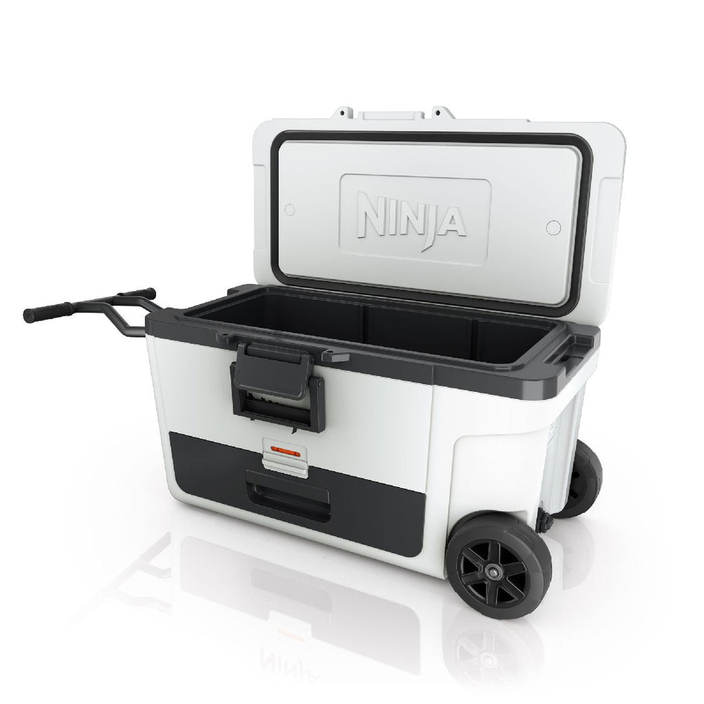 Ninja FB265EUUKWH FrostVault 65QT 61L Wheeled Cooler with Dry Zone Cloud White