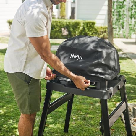 Ninja XSKOGXLCVREU Woodfire XL Electric BBQ Grill Cover Black