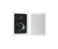 Polk RC55i High-Quality In-Wall Speakers Pair with 5.25inch Drivers White