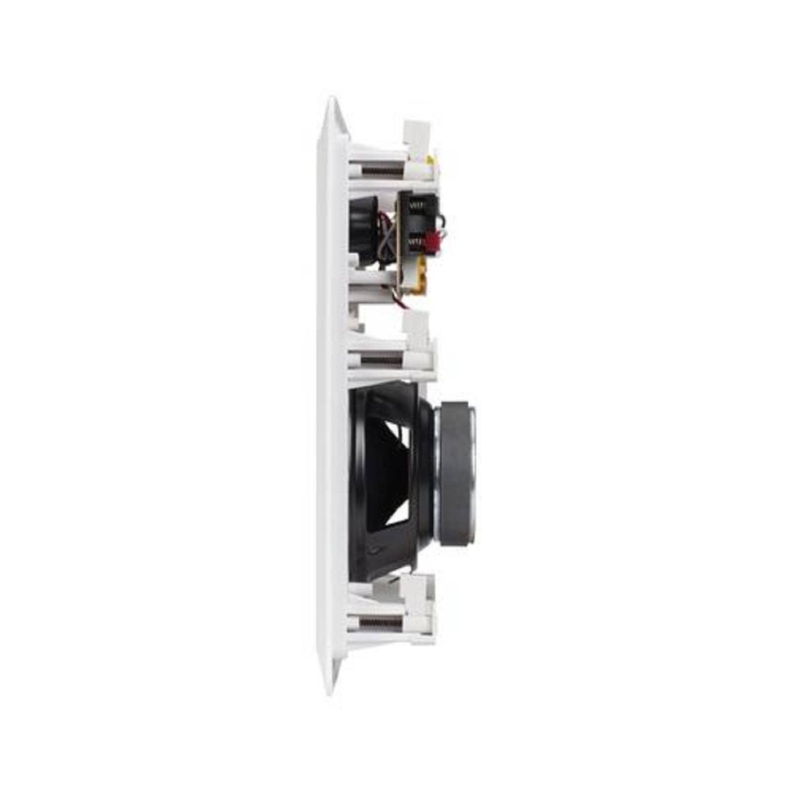 Polk RC65I High-Quality In-Ceiling Stereo Speakers Pair with 6.5 inch Drivers white
