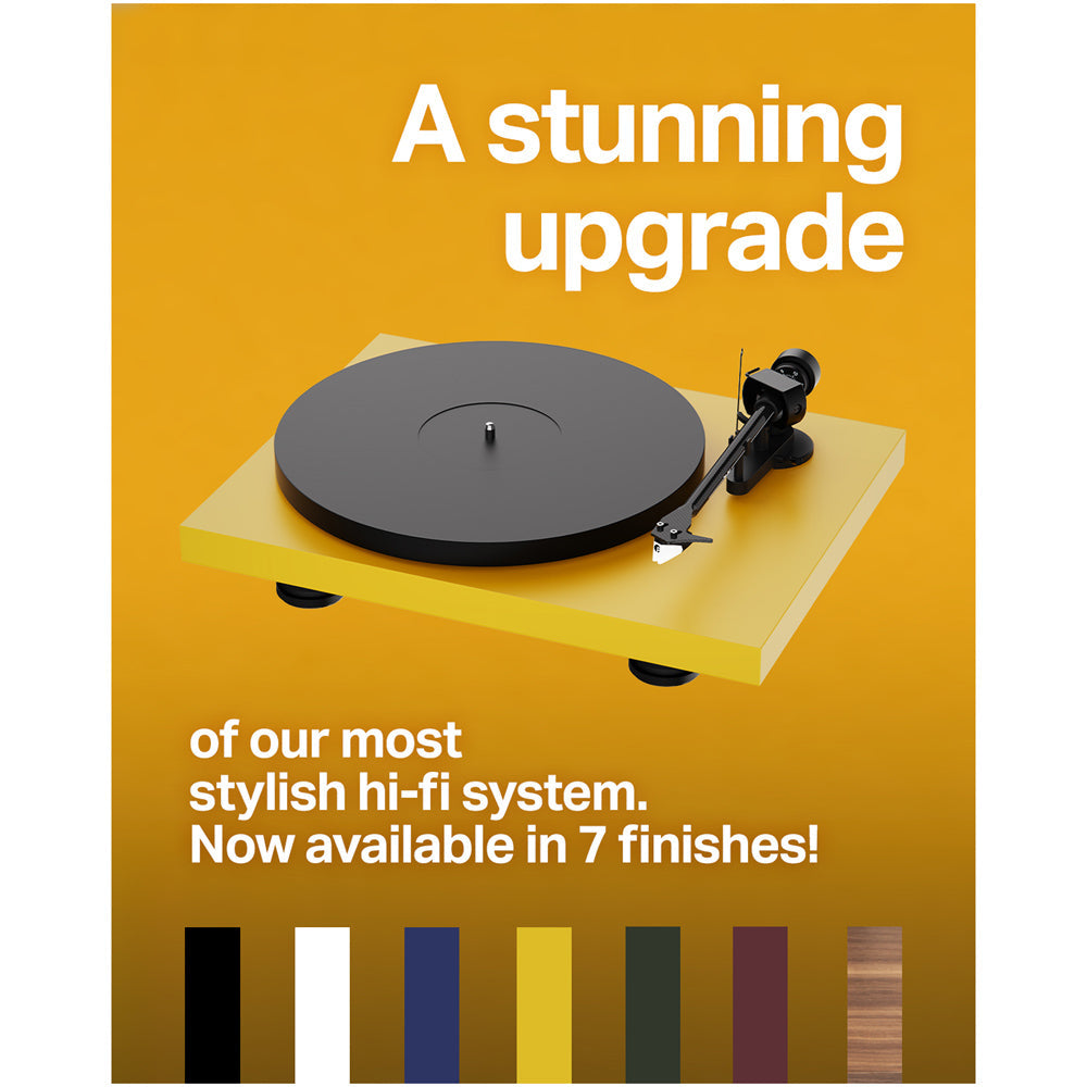 Pro-Ject Colourful Audio System 2 with Debut EVO 2 Turntable MaiA S3 Amplifier and Speaker Box 5 S2 Speakers - Satin Fir Green