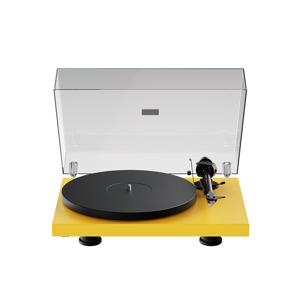 Pro-Ject Colourful Audio System 2 with Debut EVO 2 Turntable MaiA S3 Amplifier and Speaker Box 5 S2 Speakers - Satin Golden Yellow
