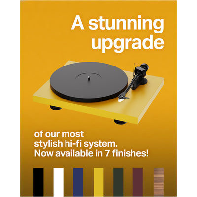 Pro-Ject Colourful Audio System 2 with Debut EVO 2 Turntable MaiA S3 Amplifier and Speaker Box 5 S2 Speakers - Satin Steel Blue