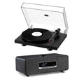 Pro-Ject Debut Carbon EVO Turntable Satin Black and Ruark R3s Music System Charcoal HiFi Package