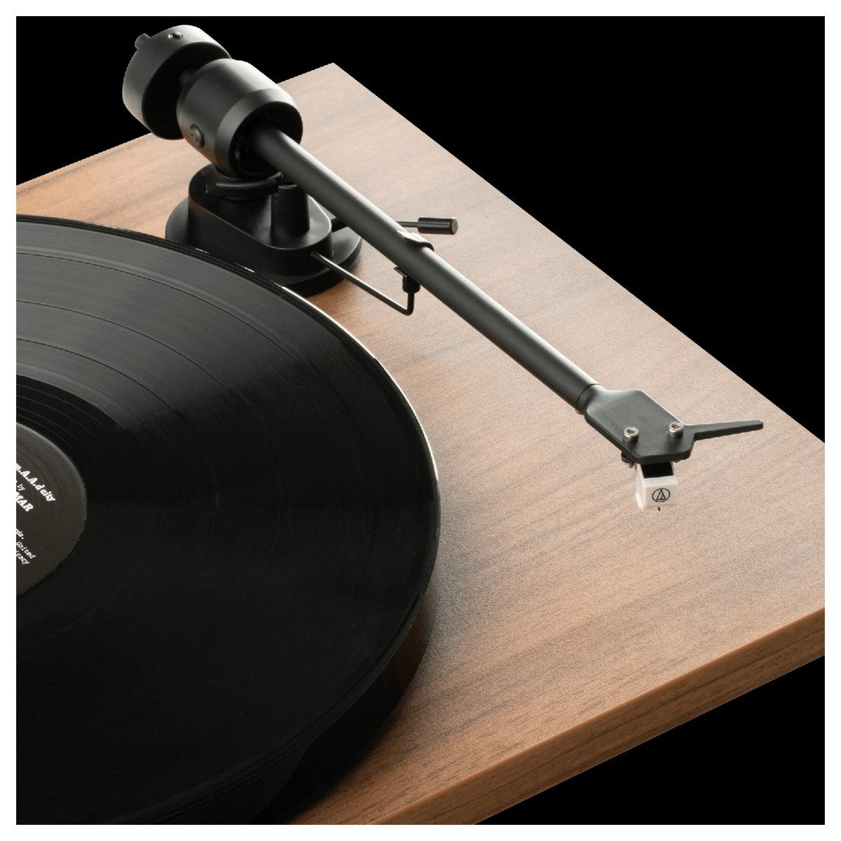 Pro-Ject E1 Phono Belt Driven Turntable with Built-in Phono Preamp - Black