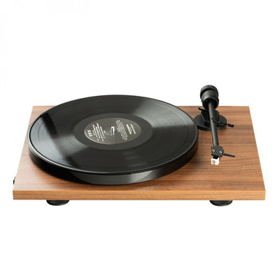 Pro-Ject E1 Phono Belt Driven Turntable with Built-in Phono Preamp - Walnut
