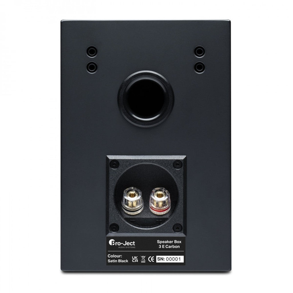 Pro-Ject Speaker Box 3E Carbon Bookshelf Speakers Pair In Black