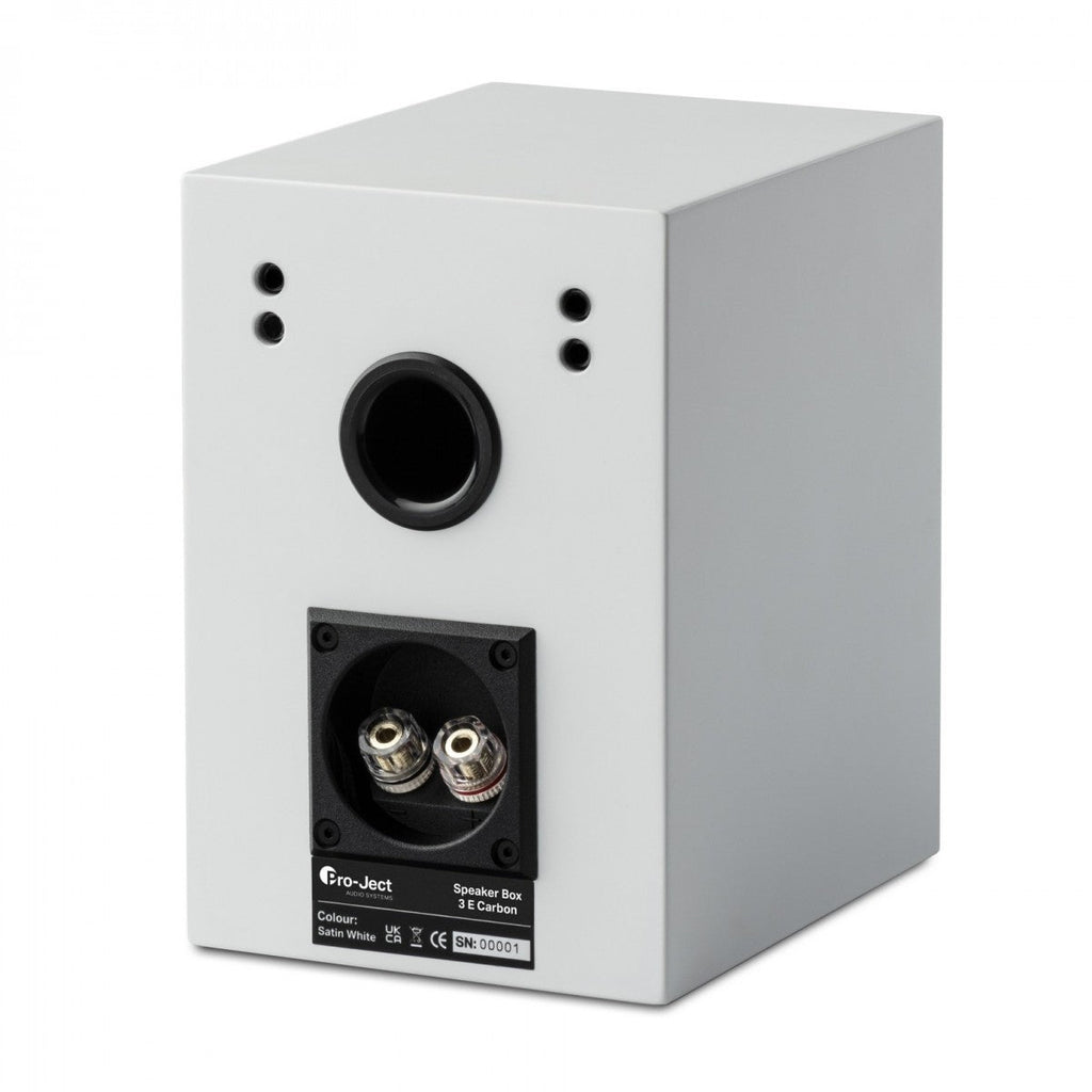Pro-Ject Speaker Box 3E Carbon Bookshelf Speakers Pair White