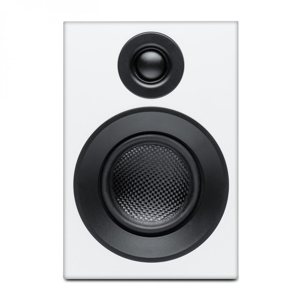 Pro-Ject Speaker Box 3E Carbon Bookshelf Speakers Pair White