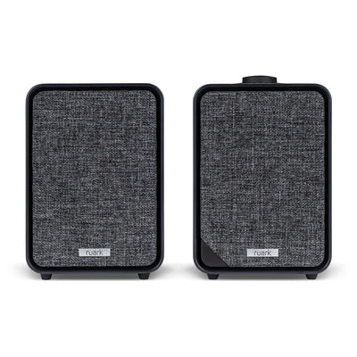 Pro-Ject T1 EVO Phono Turntable and Ruark MR1 MK3 Active Bluetooth Speakers with Built-in MM Phono Preamp Black