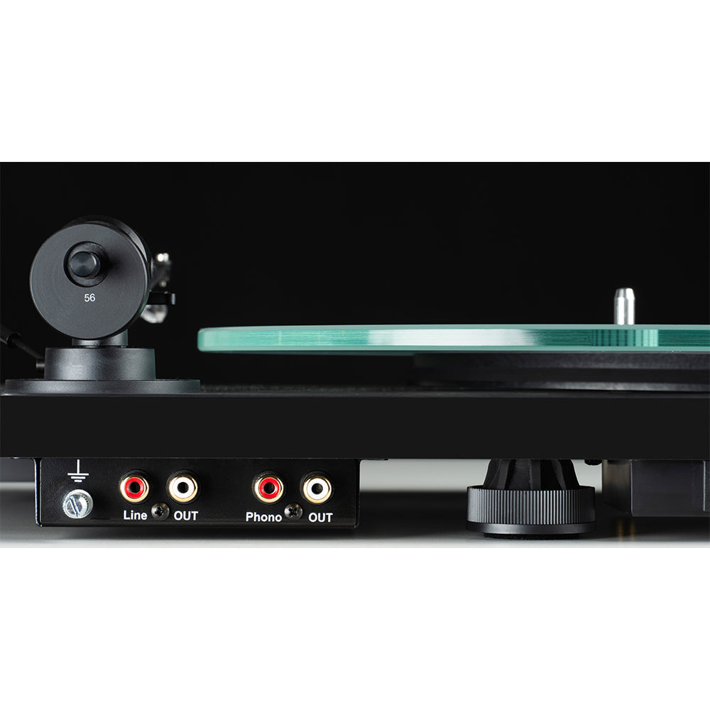 Pro-Ject T1 EVO Phono Turntable and Ruark MR1 MK3 Active Bluetooth Speakers with Built-in MM Phono Preamp Black