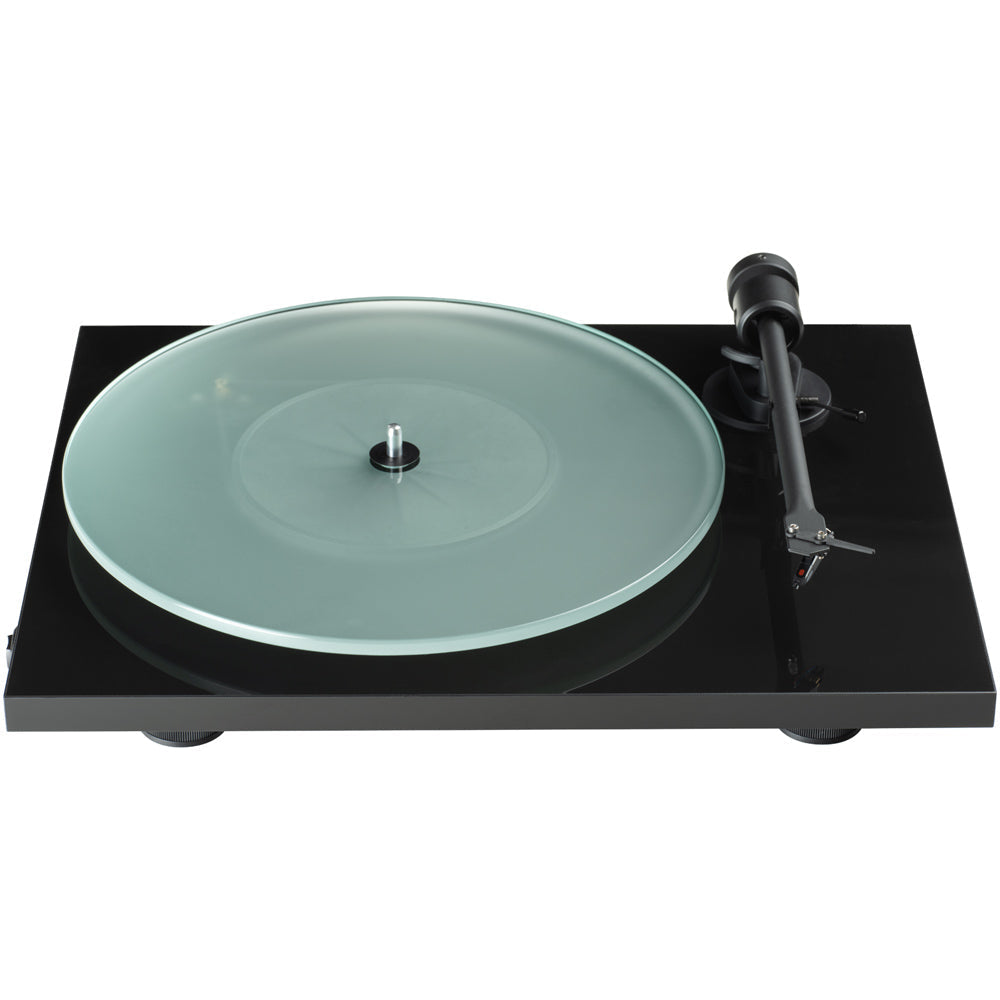 Pro-Ject T1 EVO Phono Turntable and Ruark MR1 MK3 Active Bluetooth Speakers with Built-in MM Phono Preamp Black