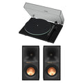 Pro-Ject T1 EVO Standard Turntable with Klipsch R40PM Powered Bluetooth Speakers Pair Hi-Fi Package