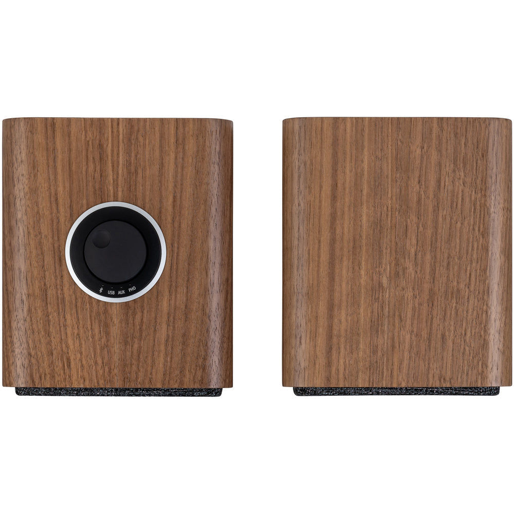 Pro-Ject T1 EVO Standard Turntable with Ruark MR1 MK3 Active Bluetooth Speakers & RS1 Subwoofer Walnut