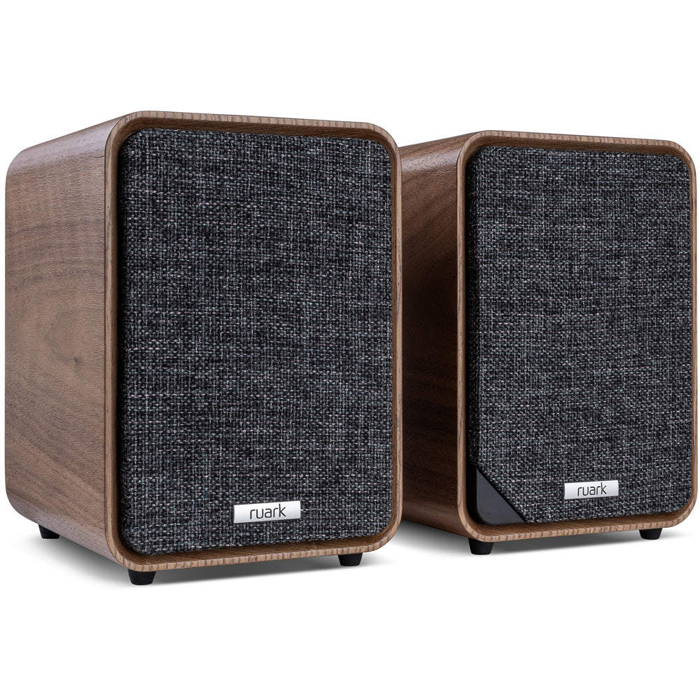 Pro-Ject T1 EVO Standard Turntable with Ruark MR1 MK3 Active Bluetooth Speakers & RS1 Subwoofer Walnut