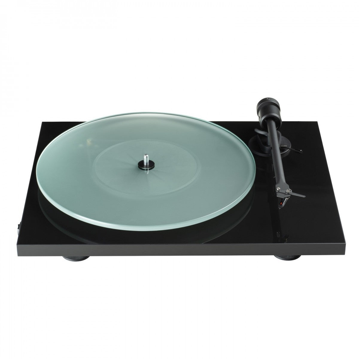 Pro-Ject T1 EVO Standard Turntable and Ruark MR1 MK3 Active Bluetooth Speakers with Built-in MM Phono Preamp Black