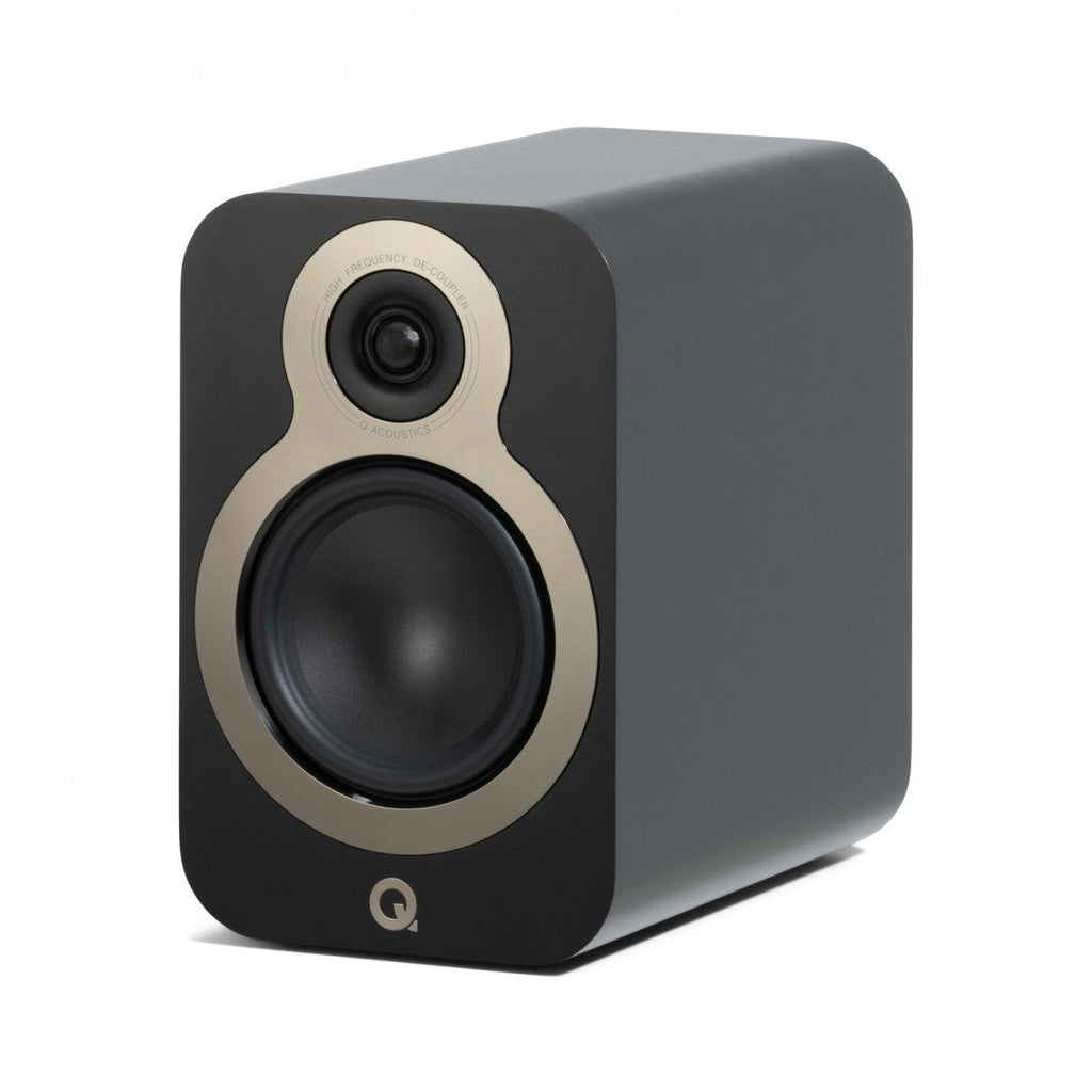 Q Acoustics 3030c Bookshelf Speakers Pair Satin Black