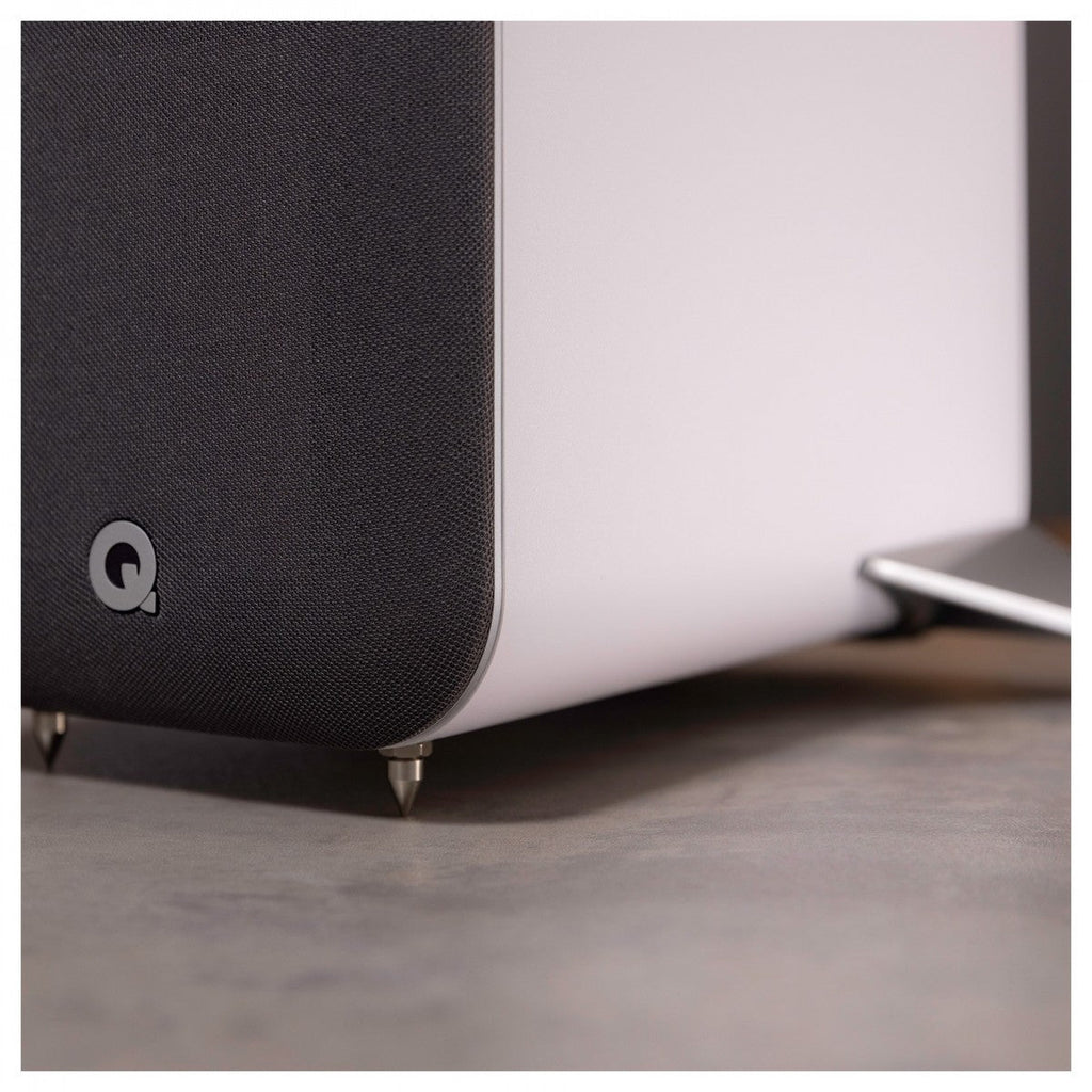 Q Acoustics M40 Powered Bluetooth Floorstanding Speakers Pair White
