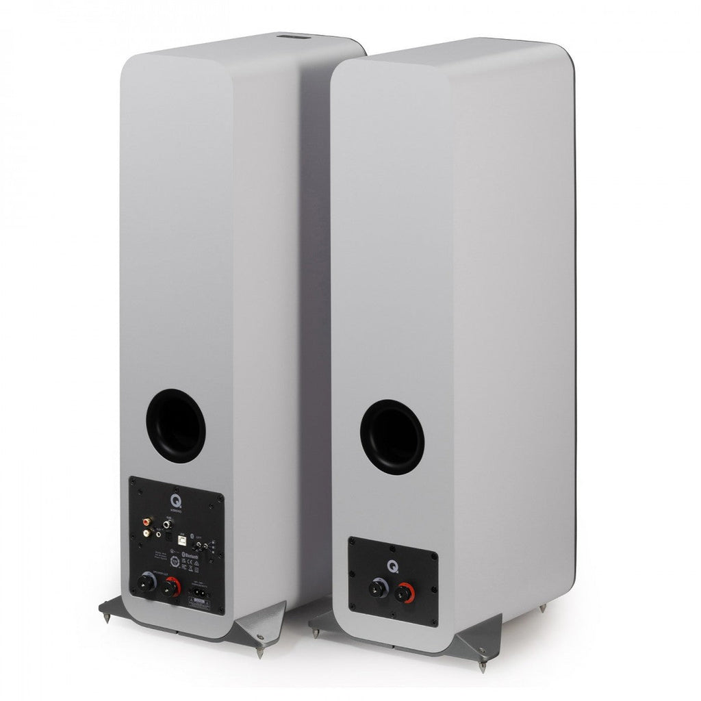 Q Acoustics M40 Powered Bluetooth Floorstanding Speakers Pair White