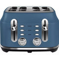 Rangemaster RMCL4S201SB Classic 4 Slice Toaster - Stone Blue