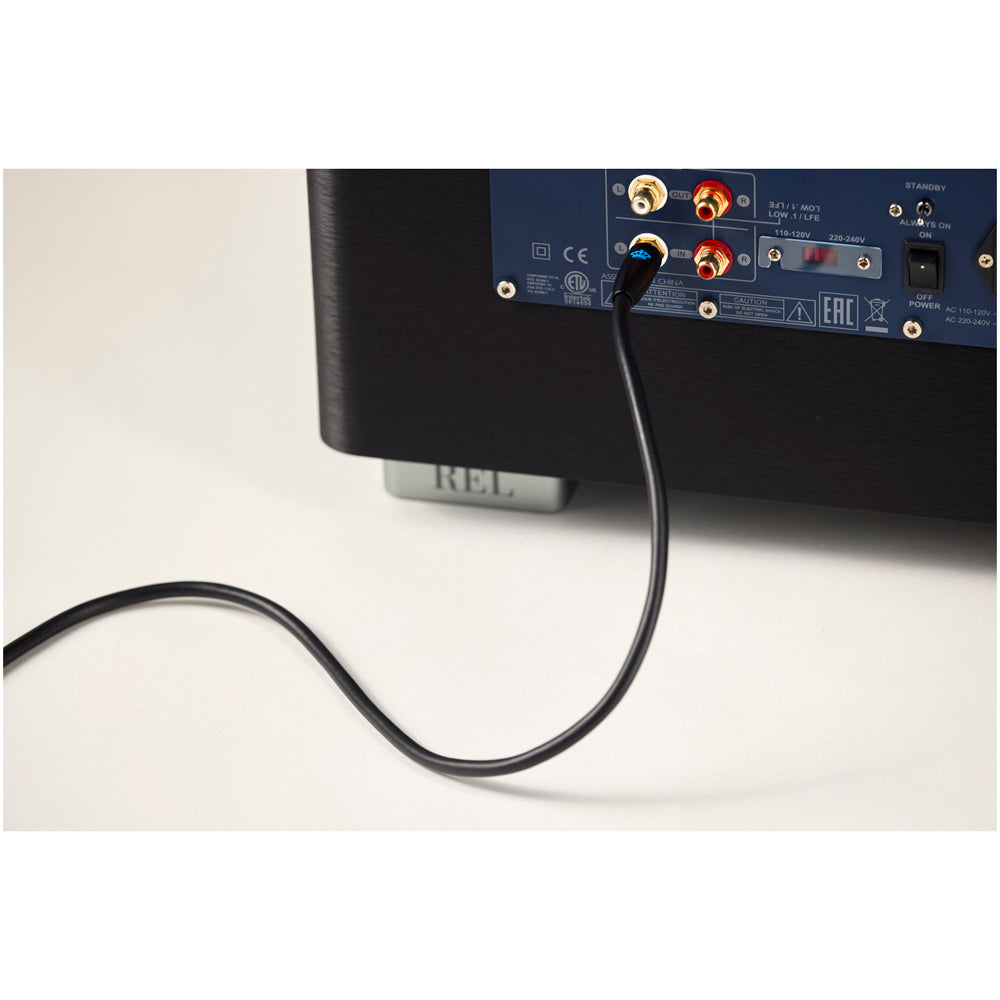 REL Commander .1/LFE 3 Metre Subwoofer Cable Black