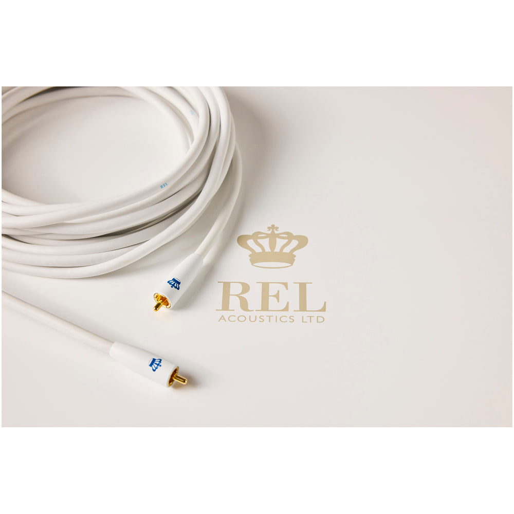 REL Commander .1/LFE 3 Metre Subwoofer Cable White