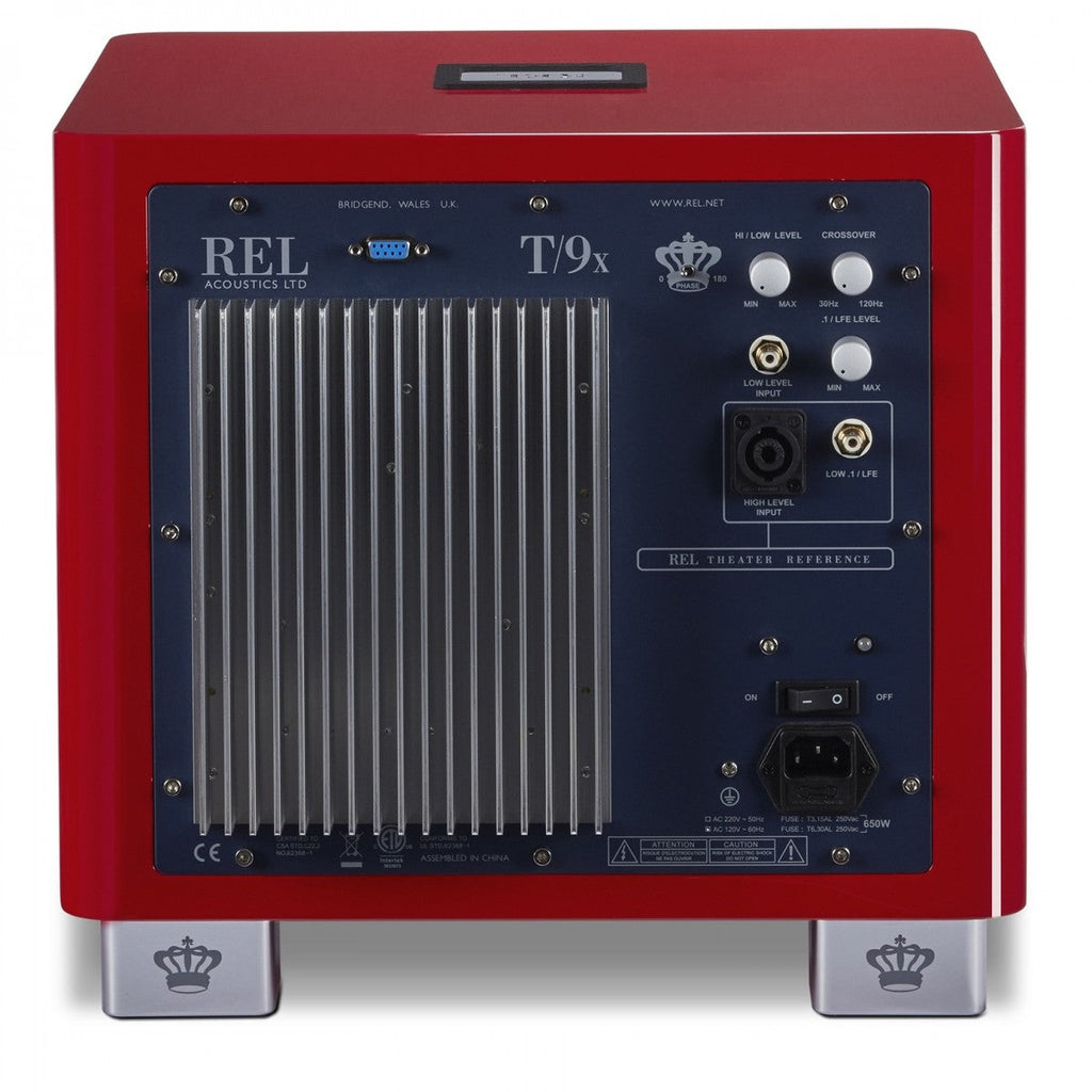 REL T9x SE 300 Watt Subwoofer - Italian Racing Red