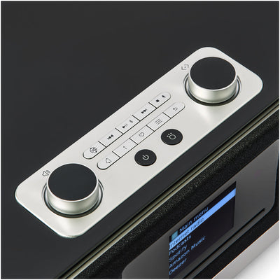 Roberts Stream 67L Bluetooth Sound System with CD Player and Internet DAB+ Radio - Black