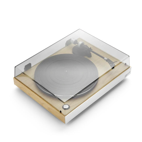Roberts Stylus Luxe Turntable with Built-In Preamp and Ruark MR1 MK3 Active Bluetooth Speakers with Built-in MM Phono Preamp Walnut