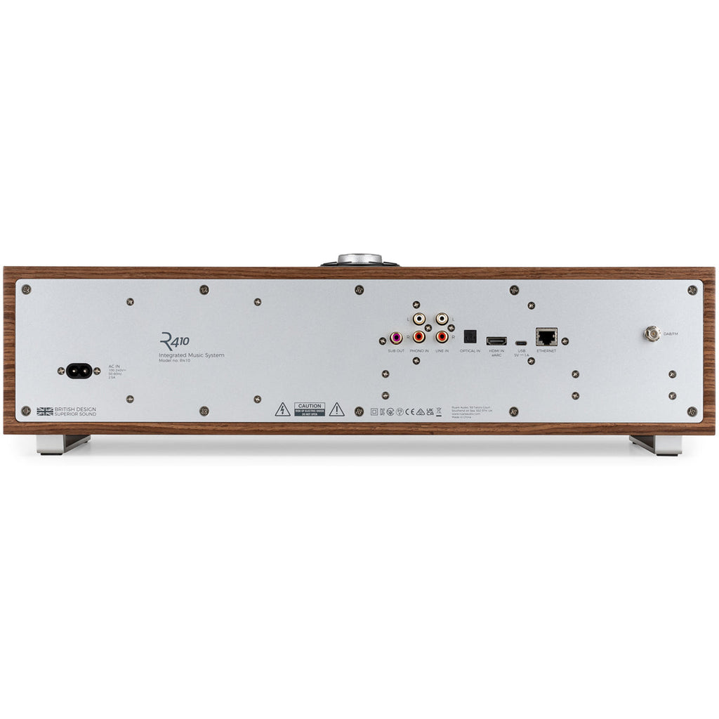 Ruark R410 Music System with R-CD100 CD Player & Pro-Ject T1 EVO Phono Turntable - Walnut