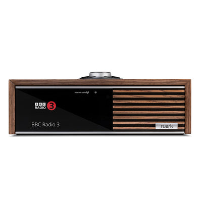 Ruark R610 Music Console with Klipsch RP-600M II Bookshelf Speakers Pair HiFi Package Walnut