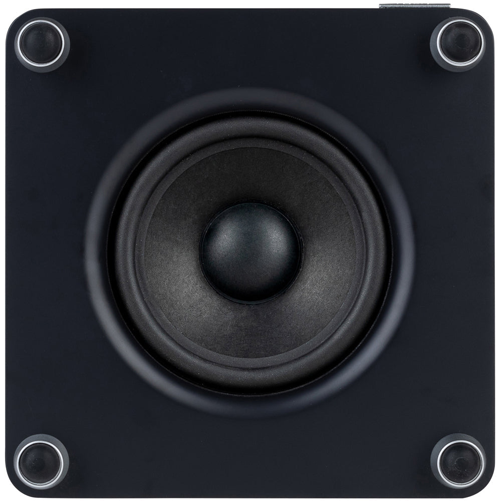Ruark RS1 100W Subwoofer Satin Charcoal Black with Slate Grey Fabric Grille
