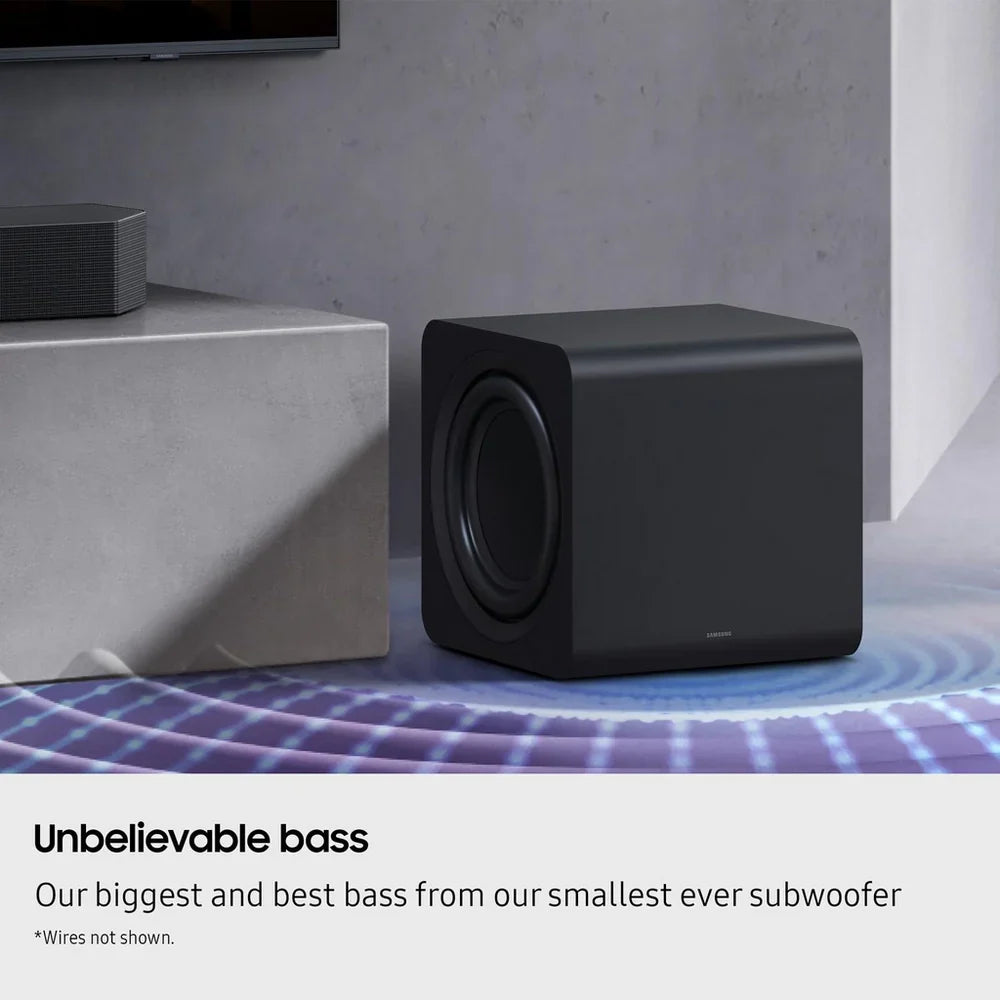 Samsung HW-Q990F 11.1.4ch Q-Series Soundbar with Wireless Subwoofer and Rear Speakers in Titan Black 2025