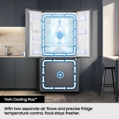 Samsung RF50C532EB1 Series 7 SpaceMax American Style Smart Fridge Freezer Black