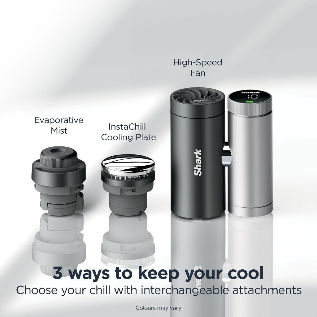 Shark ChillPill 3-in-1 Fan, Mist & InstaChill System – Glacier FA022UKBL
