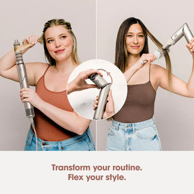 Shark FlexStyle HD426SLUK Air Styler and Hair Dryer for Straight & Wavy Hair - Stone