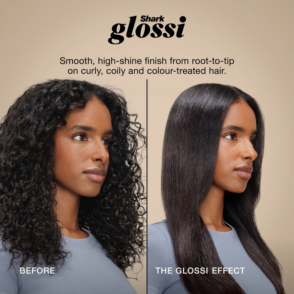 Shark Glossi HT302UKPK 2-in-1 Hot Brush and Air Glosser Brush Lychee