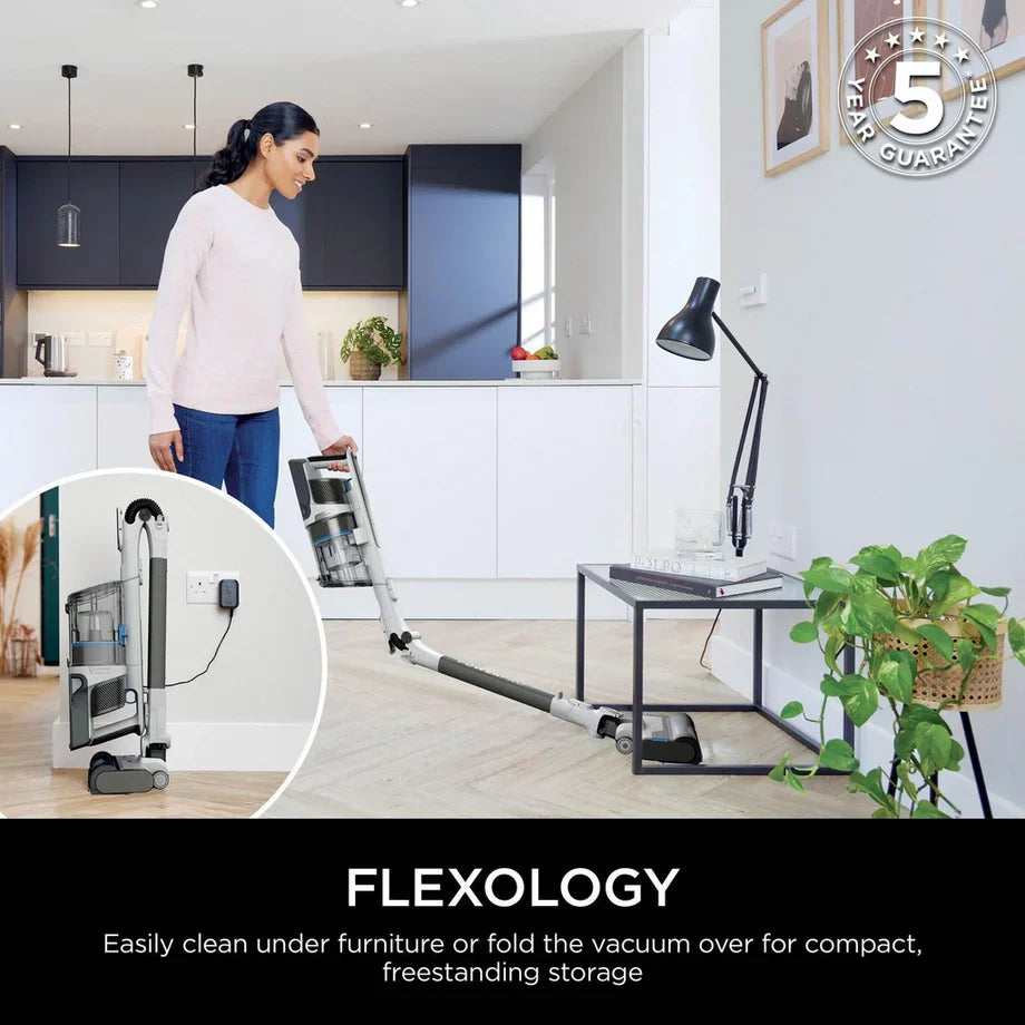 Shark IZ380UKT PowerPro Pet Cordless Stick Vacuum Cleaner with Anti Hair Wrap and Floor Detect - Up To 50 Minutes Run Time Java Metallic