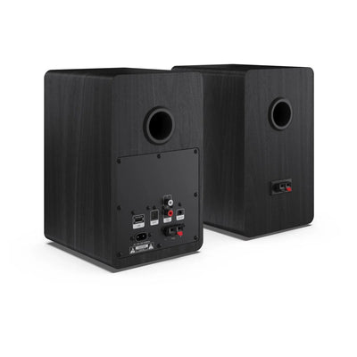 Sharp CP-SS30 BK Bluetooth 2-way Active Bookshelf Speakers Pair Black - Clearance