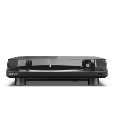 Sharp RP-TT100 Fully Automatic Belt Drive Bluetooth Turntable with Built-in Preamp Black