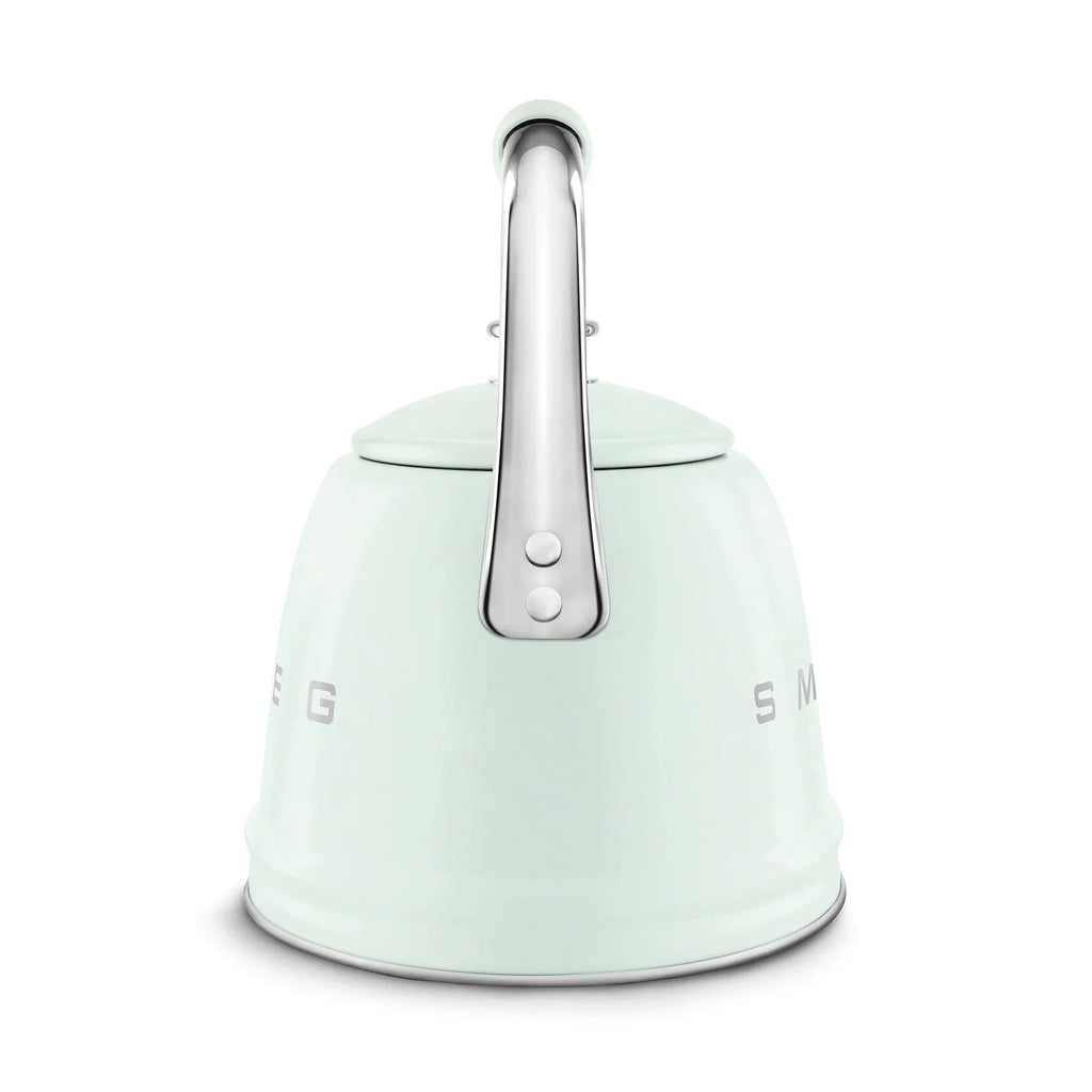 Smeg WKF01PG Retro 50s Style Whistling Hob Kettle Pastel Green