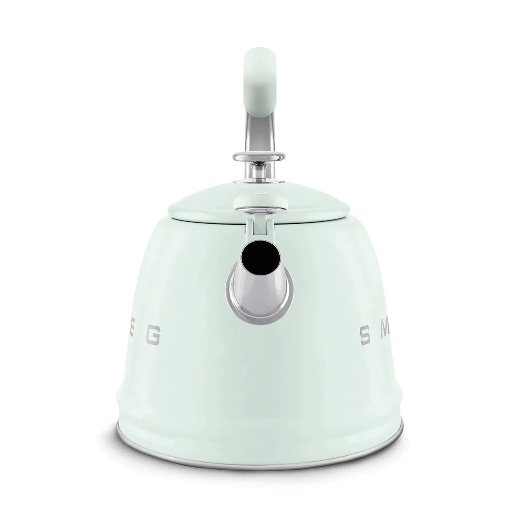Smeg WKF01PG Retro 50s Style Whistling Hob Kettle Pastel Green