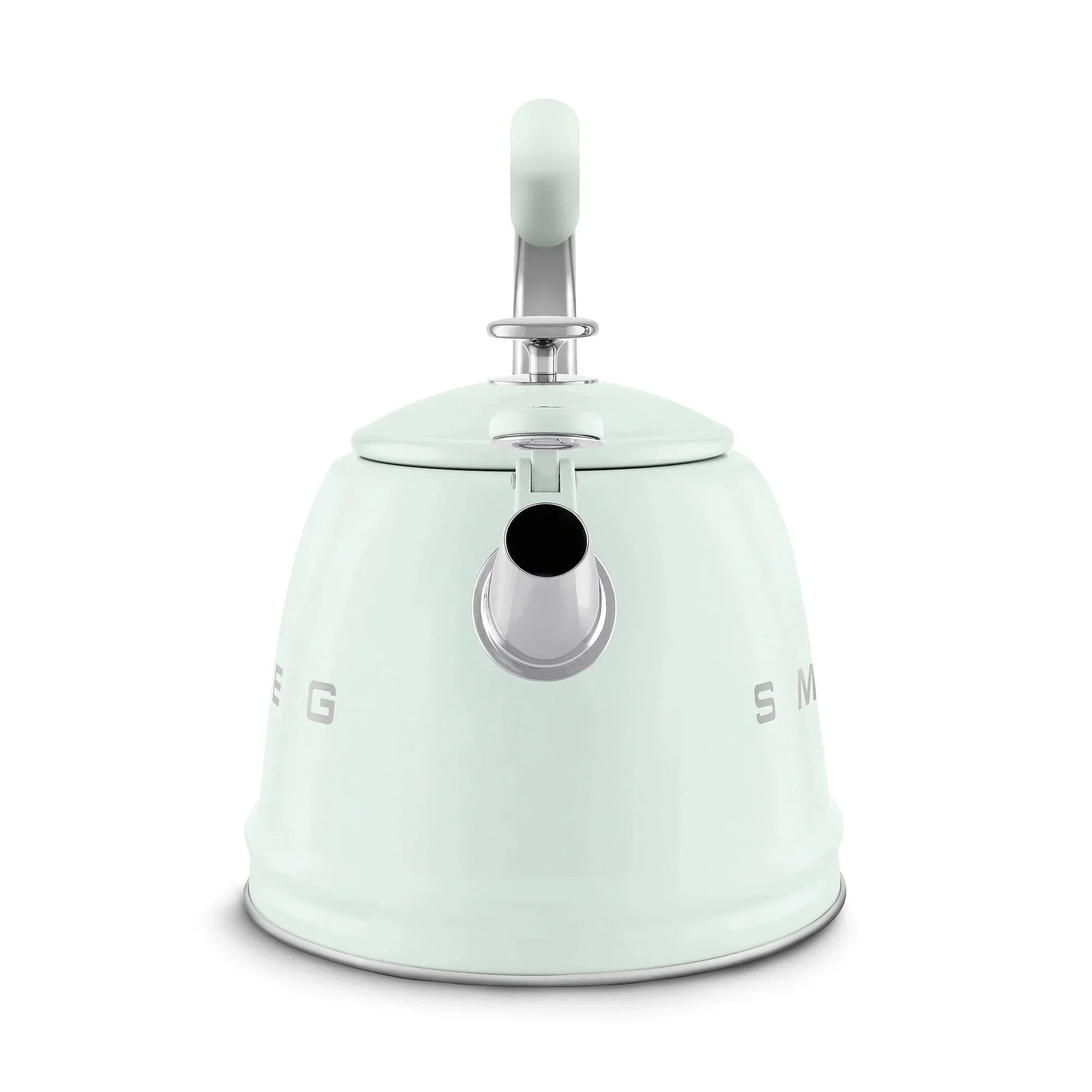 Smeg WKF01PG Retro 50s Style Whistling Hob Kettle Pastel Green