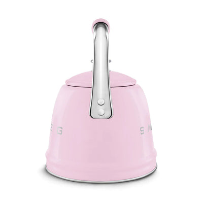 Smeg WKF01PK Retro 50s Style Whistling Hob Kettle Pink