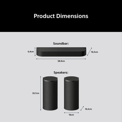 Sony BRAVIA Theatre Trio (HT-A8) Dolby Atmos / DTS:X 3.0.2 Home Cinema System