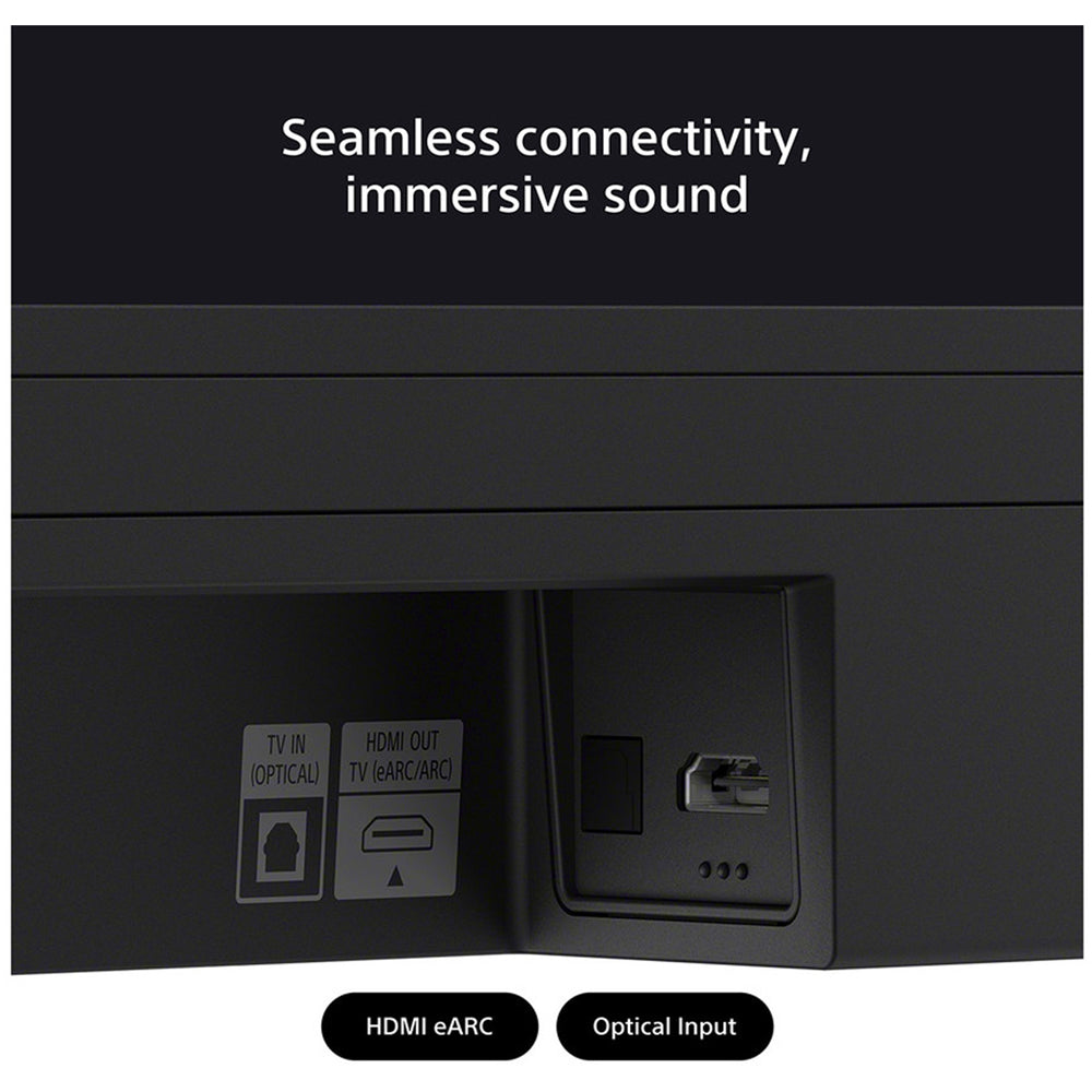 Sony HT-B600 3.1.2ch BRAVIA Theatre Bar 6 Dolby Atmos Bluetooth Soundbar with Wireless Subwoofer Black