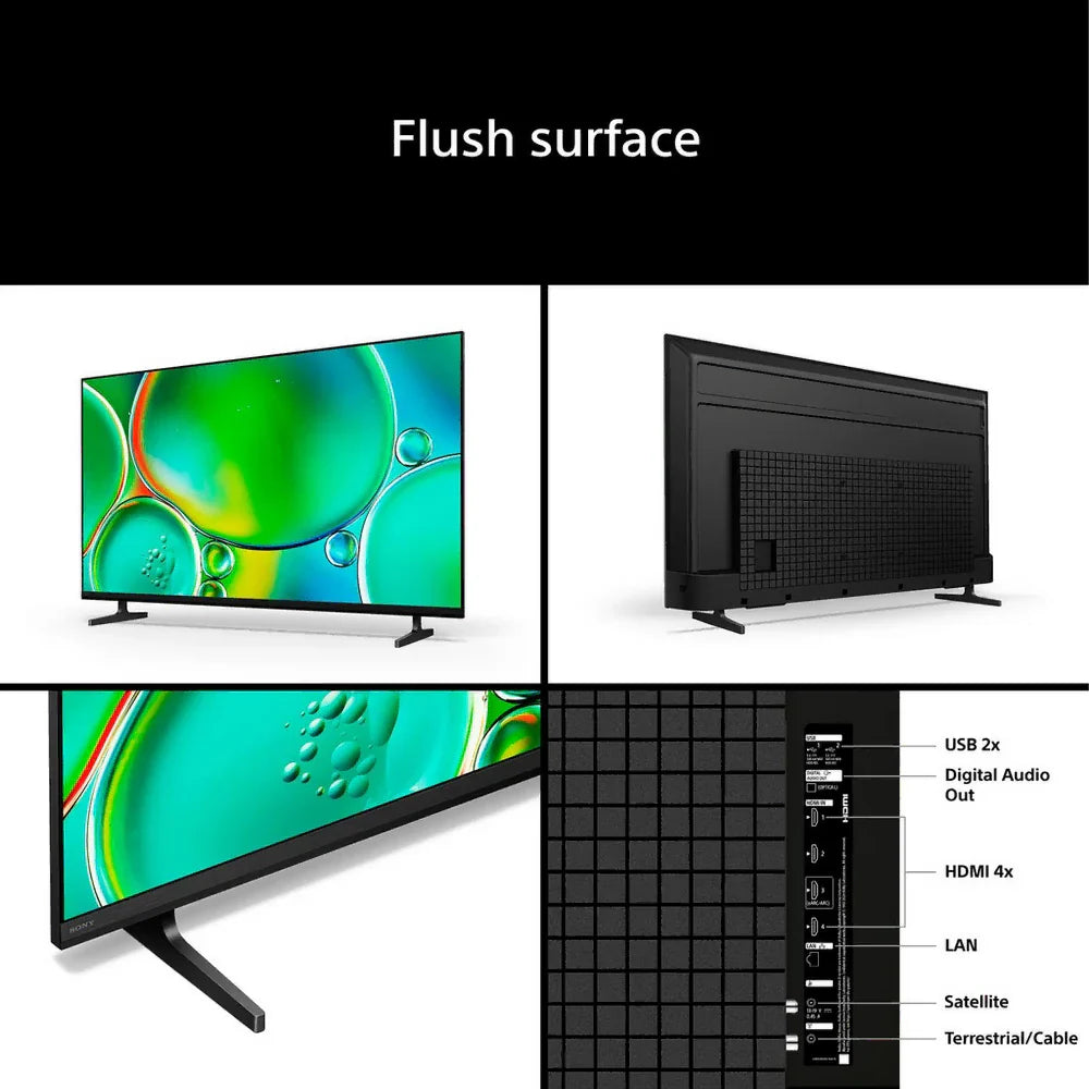 Sony K50S25M2PB 50 Inch BRAVIA 2 II Direct LED 4K Ultra HD HDR Smart Google TV 2026