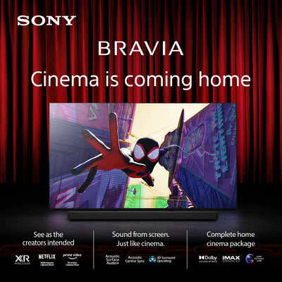 Sony K55XR80PU 55 Inch BRAVIA 8 4K UHD HDR OLED Smart TV with BRAVIA Theatre Bar 8 HTA8000 Soundbar Bundle
