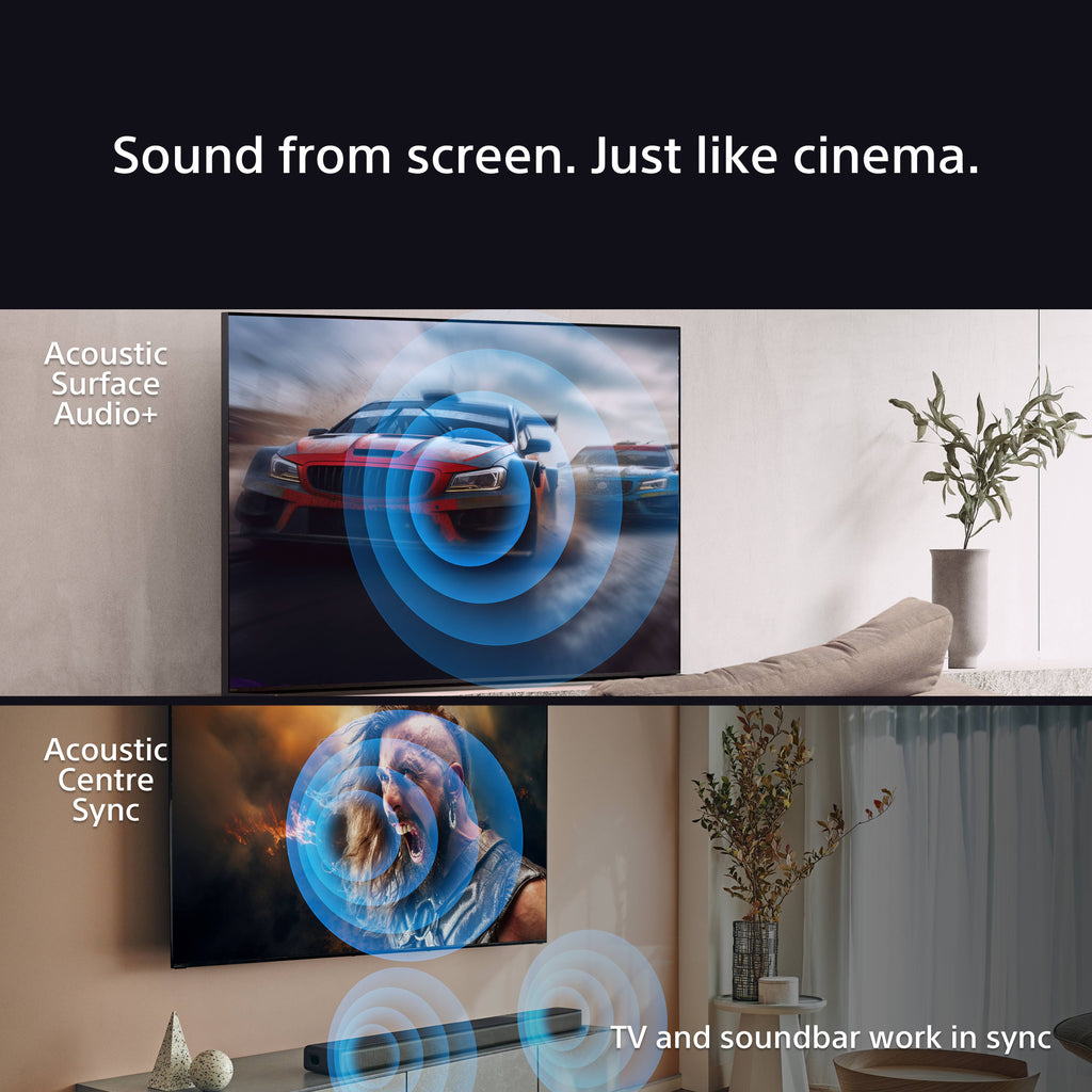 Sony K65XR80U 65 Inch BRAVIA 8 4K UHD HDR OLED Smart TV with BRAVIA Theatre Bar 8 HTA8000 Soundbar Bundle