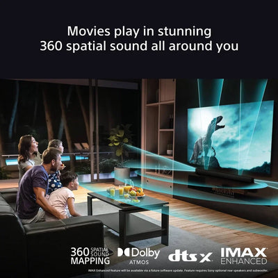 Sony K65XR80U 65 Inch BRAVIA 8 4K UHD HDR OLED Smart TV with BRAVIA Theatre Bar 8 HTA8000 Soundbar Bundle
